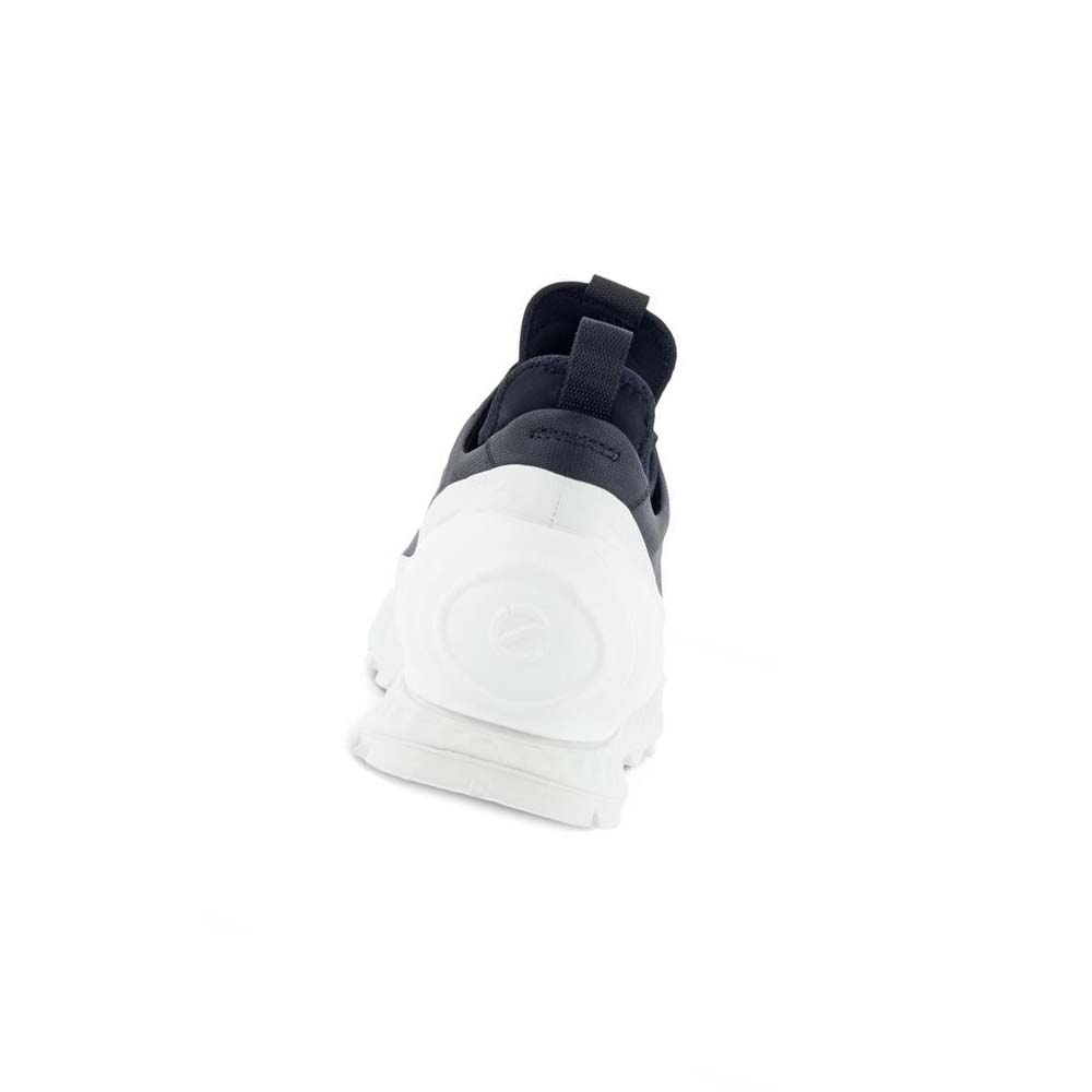 Men's Ecco Exostrike Low Sneakers Black / White | Canada 618LIS